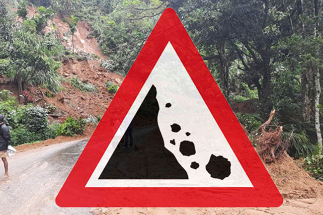 දිස්ත්‍රික්ක 2කට තවදුරටත් නායයෑම් රතු නිවේදන