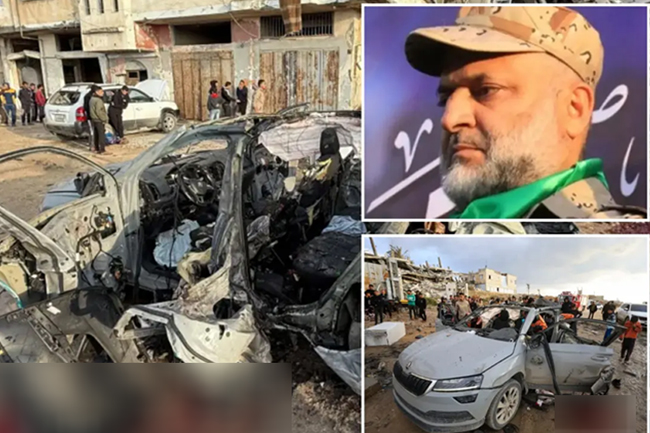 ඊශ්‍රායල ප්‍රහාරයකින් හමාස් නායකයෙකු මරුට