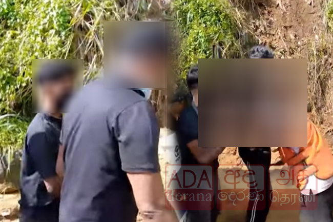 සමාජ මාධ්‍ය කැලඹූ විඩීයෝවේ සේවකයාට පහරදුන් පුද්ගලයා අත්අඩංගුවට