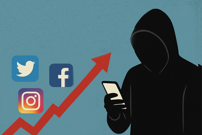 සමාජ මාධ්‍ය භාවිතා කර සිදුකරන වංචාවල ඉහළ යාමක්