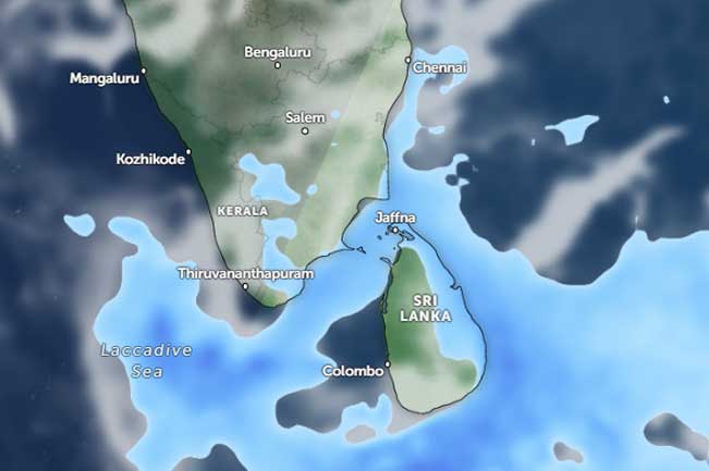 ඉදිරි පැය 36 ගැන කාලගුණ අනාවැකිය