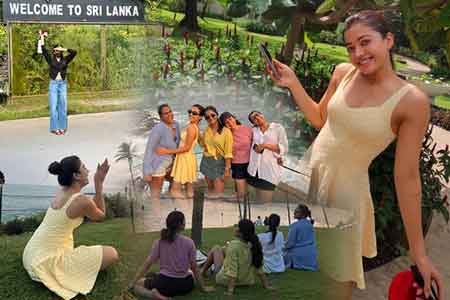 ජනප්‍රිය ඉන්දීය නිළි මන්දනා ලංකාවට