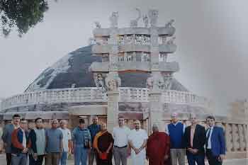 මෙරට ශ්‍රේෂ්ඨාධිකරණ සහ මහධිකරණ විනිසුරුවරු දඹදිව සාංචි පුදබිම වැඳපුදා ගනිති