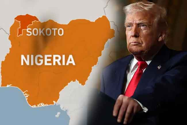 නයිජීරියාවේ IS ත්‍රස්ත ඉලක්ක වෙත අමෙරිකාවෙන් දැවැන්ත ප්‍රහාරයක්