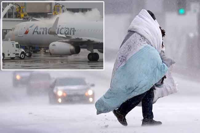 ඩෙවින් හිම කුණාටුවෙන් අමෙරිකාවට බලපෑම්