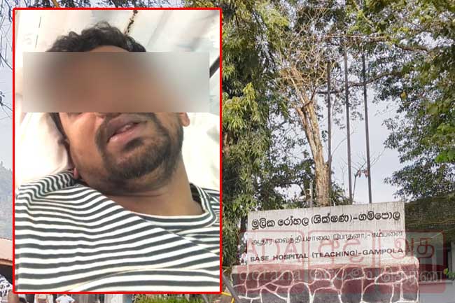 ගඟ ඉහළ කෝරළේ ප්‍රා.ස සභාපති පුද්ගලයෙකුට පහරදීලා