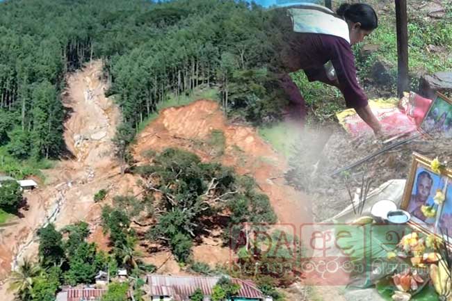 මාතලේ, නාගල වත්තේ නාය ඛේදවාචකයෙන් මසකට පසු