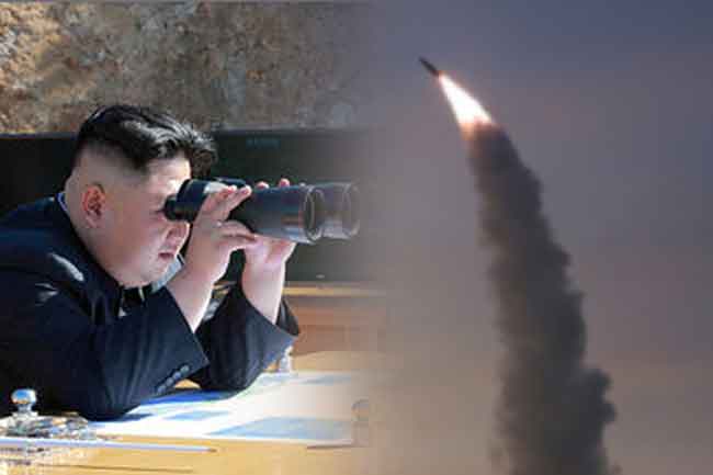 උතුරු කොරියාව නව වසරේ පළමු බැලැස්ටික් මිසයිල අත්හදා බැලීම සිදුකරයි