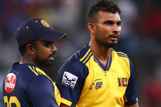 පාකිස්තානයට එරෙහි ශ්‍රී ලංකා T20 සංචිතය නම් කෙරේ