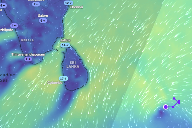 අඩු පීඩන කලාපය ඉදිරි පැය 12 තුළදී පීඩන අවපාතයක් දක්වා