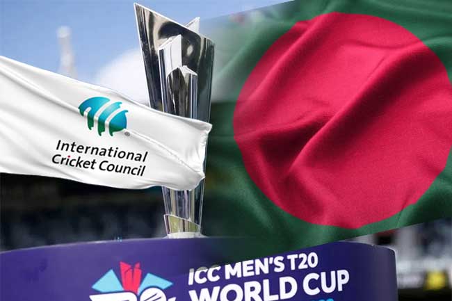 T20 ලෝක කුසලානයේ බංග්ලාදේශ තරග පැවැත්වෙන තැන් ගැන ICCයෙන් දැනුම්දීමක්