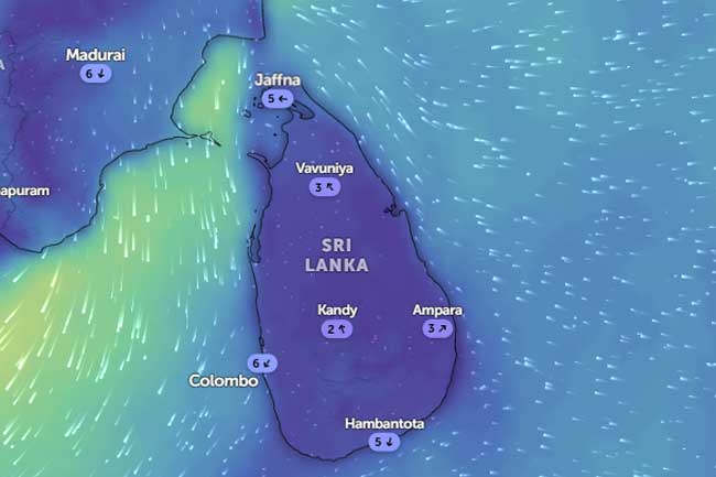 ඉදිරි පැය 36 සඳහා කාලගුණ අනාවැකිය