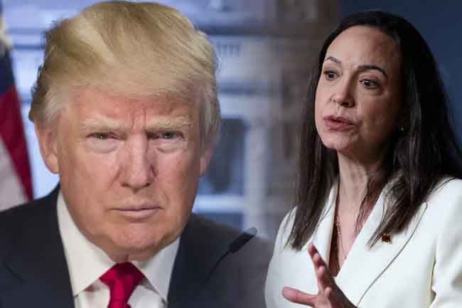 නොබෙල් සාම ත්‍යාගය ට්‍රම්ප්ට දෙන්න මචාඩෝ කළ යෝජනාව ප්‍රතික්ෂේප වෙයි