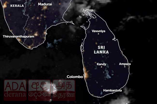 සවස 1න් පසුව ප්‍රදේශ කිහිපයකට වැසි හෝ ගිගුරුම් සහිත වැසි