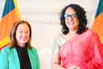 මෙරටින් නික්මයාමට නියමිත අමෙරිකානු තානාපති ජූලි චන්ග් අගමැතිනිය හමුවෙයි