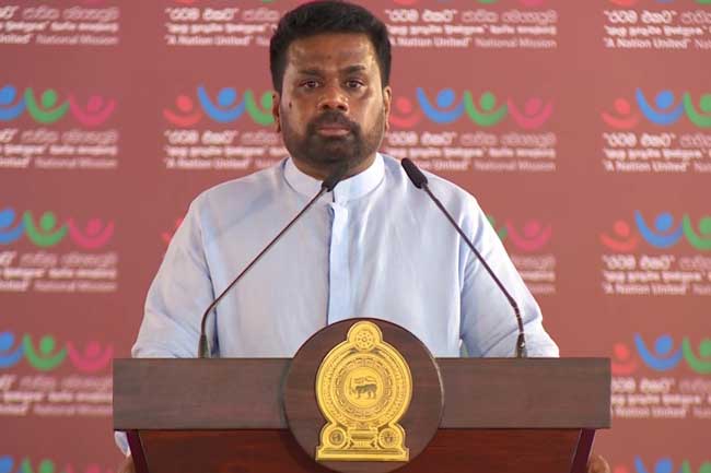 මත්ද්‍රව්‍ය ජාවාරම්කරුවන්ට දේශපාලන රැකවරණය ලබා නොදෙන බව ජනපති කියයි 