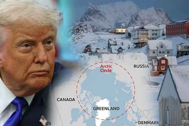 ග්‍රීන්ලන්තය අල්ලාගැනීමට එරෙහි රටවලට ට්‍රම්ප්ගෙන් නව තීරුබදු