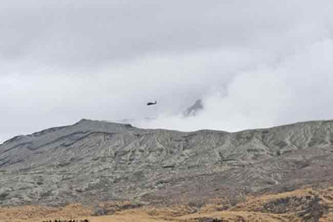 ගිනිකන්ද ආසන්නයේ දී අතුරුදන් වූ හෙළිකොප්ටරය