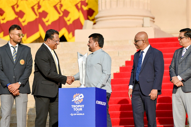 T20 ලෝක කුසලානය මෙරට ප්‍රදර්ශනය කිරීමේ සංචාරය නිල වශයෙන් ඇරඹේ