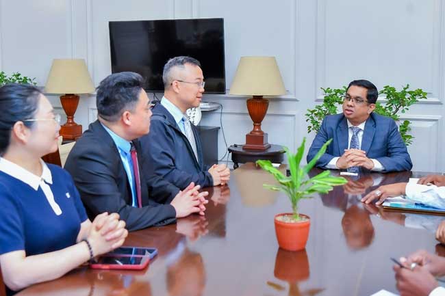 මෙරට කෘෂිකර්මාන්තය නඟාසිටුවීමට චීනයේ සහාය