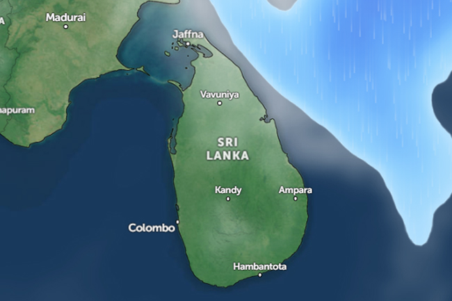 ඉදිරි පැය 36 සඳහා කාලගුණ අනාවැකිය