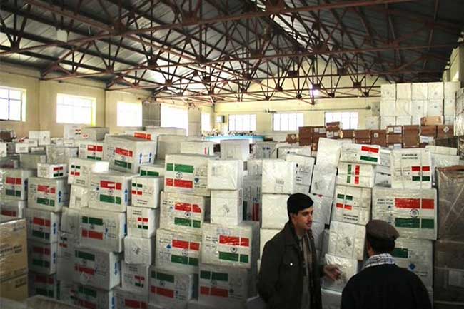 ඇෆ්ගනිස්තානයට ටොන් 7ක ඖෂධ ආධාරයක්