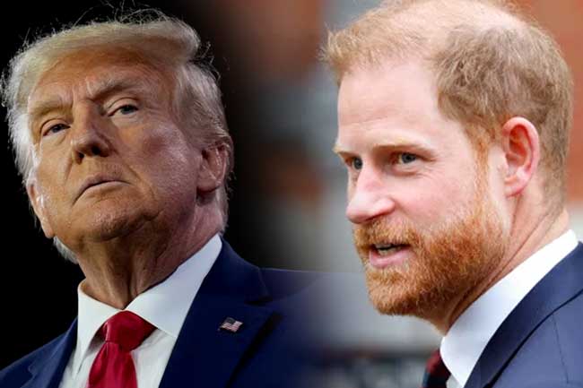 ට්‍රම්ප්ගේ ප්‍රකාශයට හැරී කුමරුගෙන් ප්‍රතිචාර