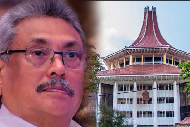 හිටපු ජනපති ගෝඨාභය ඇතුළු පිරිසකට අධිකරණයෙන් දැනුම්දීමක්