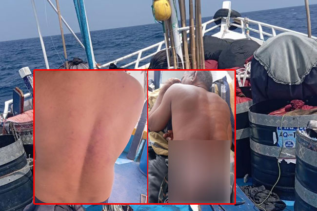 මෙරට ධීවරයින් පිරිසකට ඉන්දීය වෙරළාරක්ෂක නිලධාරීන්ගෙන් පහරදීමක්