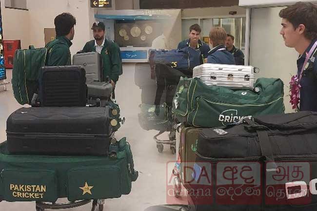 ඔස්ට්‍රේලියානු සහ පාකිස්තානු ක්‍රිකට් කණ්ඩායම් දිවයිනට