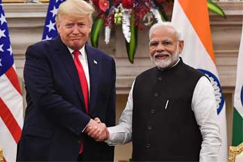 ඉන්දියාව සමඟ වෙළඳ ගිවිසුමකට ට්‍රම්ප්ගේ එකඟත්වය