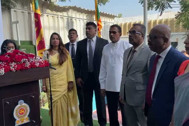 ඩුබායිවලදී සැමරූ ශ්‍රී ලංකාවේ 78 වැනි නිදහස් දිනය