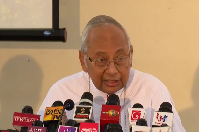 කාදිනල් හිමි රජයෙන් කළ ඉල්ලීම