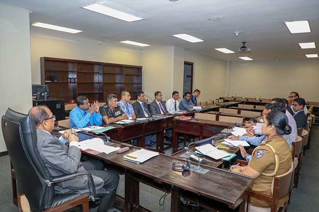 විදේශ ආපදා සහනාධාර සම්බන්ධීකරණය සඳහා වූ ජ්‍යෙෂ්ඨ කමිටුව රැස්වෙයි