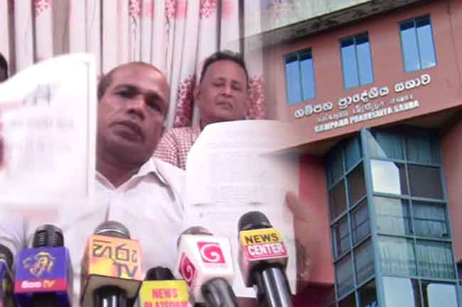 රජයේ කොන්ත්‍රාත් තමන්ගේ නමින් සිදුකර මුදල් ලබා ගත්තැයි ගම්පහ ප්‍රා.ස මාලිමා මන්ත්‍රීවරු තිදෙනෙකුට චෝදනා