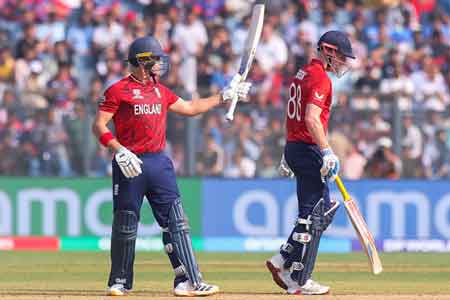 එංගලන්තයෙන් නේපාලයට ලකුණු 185ක ඉලක්කයක්