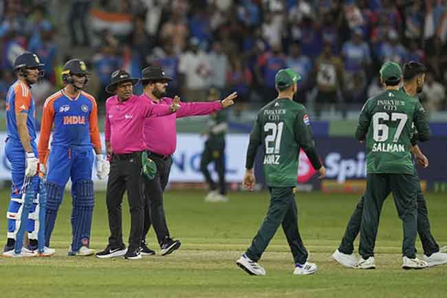 ඉන්දු - පාකිස්තාන සටන පැවැත්වෙන ලකුණු ?