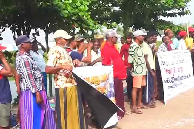 මාදැල් ධීවරයින්ගේ සත්‍යග්‍රහය අද 5වන දිනටත්