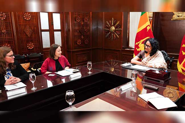 ශ්‍රී ලංකාව සඳහා වන ADB  නව අධ්‍යක්ෂවරිය අගමැතිනිය හමුවෙයි