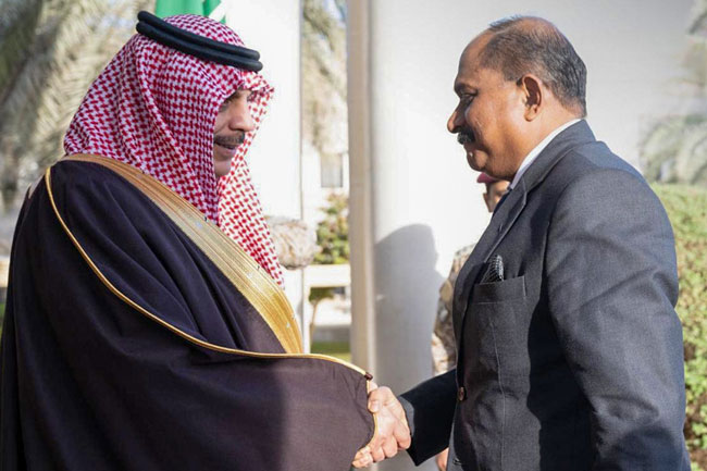 ශ්‍රී ලංකාවේ සහ සවුදි අරාබියේ ආරක්ෂක නියෝජ්‍ය අමාත්‍යවරුන් අතර හමුවක් 