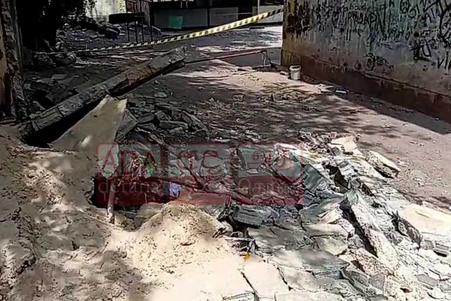 බොරැල්ලේ පාසලක තාප්පයක් කඩාවැටි සිසුන් තිදෙනෙකු රෝහලට