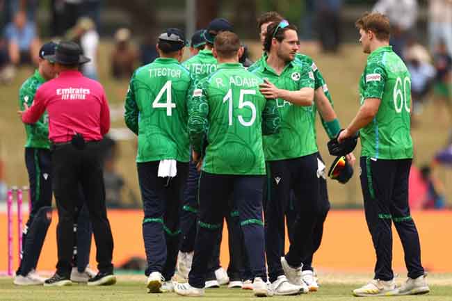 ඕමානය පරදා අයර්ලන්තයට ලකුණු 96ක ජයක්