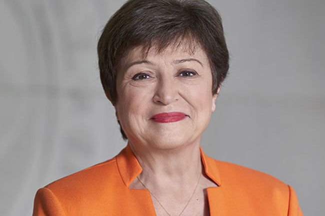 IMF කළමනාකාර අධ්‍යක්ෂ ජෝර්ජිවා දිවයිනට