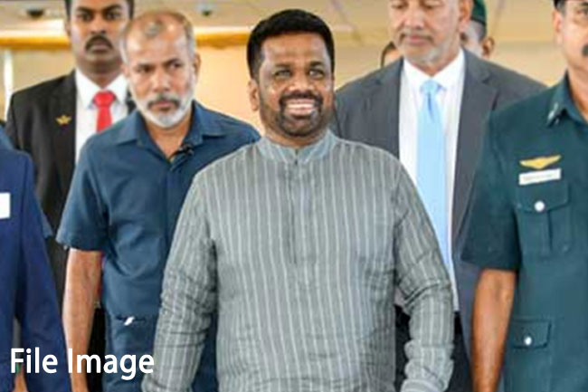 ජනපති දිවයිනෙන් පිටව යයි