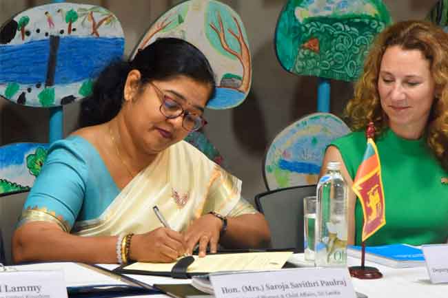 දකුණු ආසියාවේ ප්‍රථම රට ලෙස ශ්‍රී ලංකාව ළමා සුරක්ෂිතතා ප්‍රතිසංස්කරණය සඳහා වූ ගෝලීය ප්‍රඥප්තියට එක් වේ