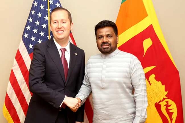 ජනපති අනුර, ට්‍රම්ප්ගේ විශේෂ නියෝජිත ඉන්දීයාවේ අමෙරිකානු තානාපති හමුවෙයි 