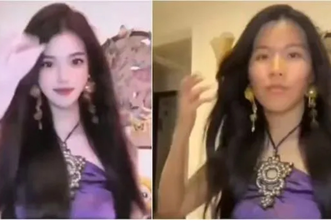 සජීවි විකාශය අතරතුර දී චීන ලඳකට වු අකරතැබ්බය