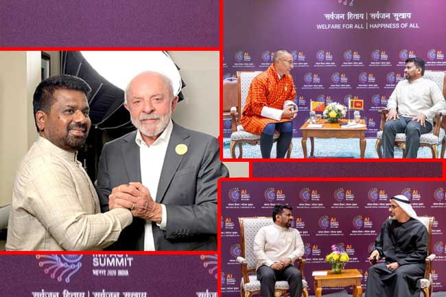 ජනපති රටවල් කිහිපයක රාජ්‍ය නායකයින් හමුවෙයි