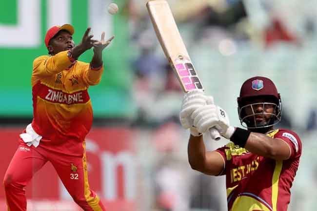 කාසියේ වාසිය දිනූ සිම්බාබ්වේ කණ්ඩායම ප්‍රථමයෙන් පන්දු යවයි 