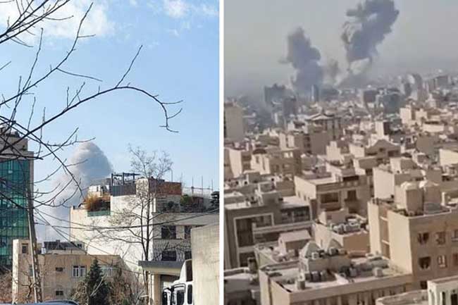 ඊශ්‍රායලයෙන් ඉරානයට මිසයිල ප්‍රහාරයක්